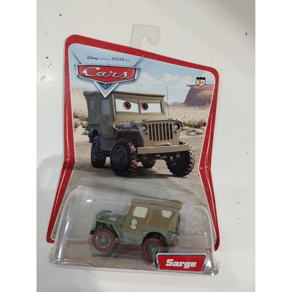 NIP Mattel 1:55 DieCast Disney Pixar Cars Sarge Willys Army Jeep